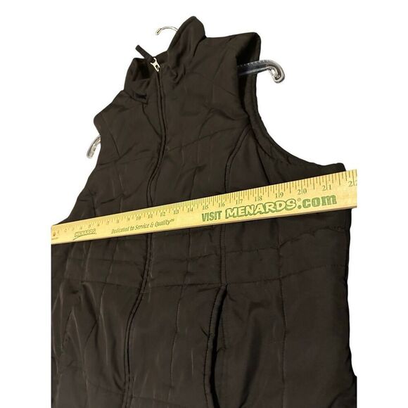 Althletic Works Woman Women’s Size 1X Black Quilted Zip Up Vest Pockets - Picture 11 of 12